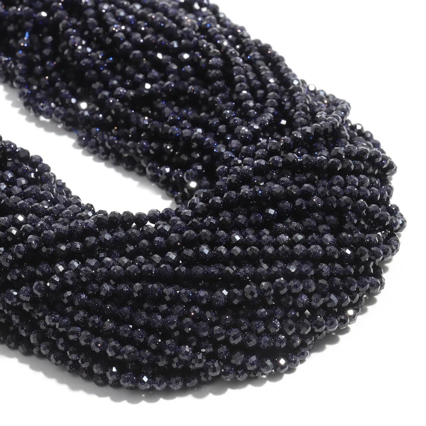 Faceted Tiny Beads Natural Aquamarine Lapis Lazuli Tourmaline Amethyst Beads