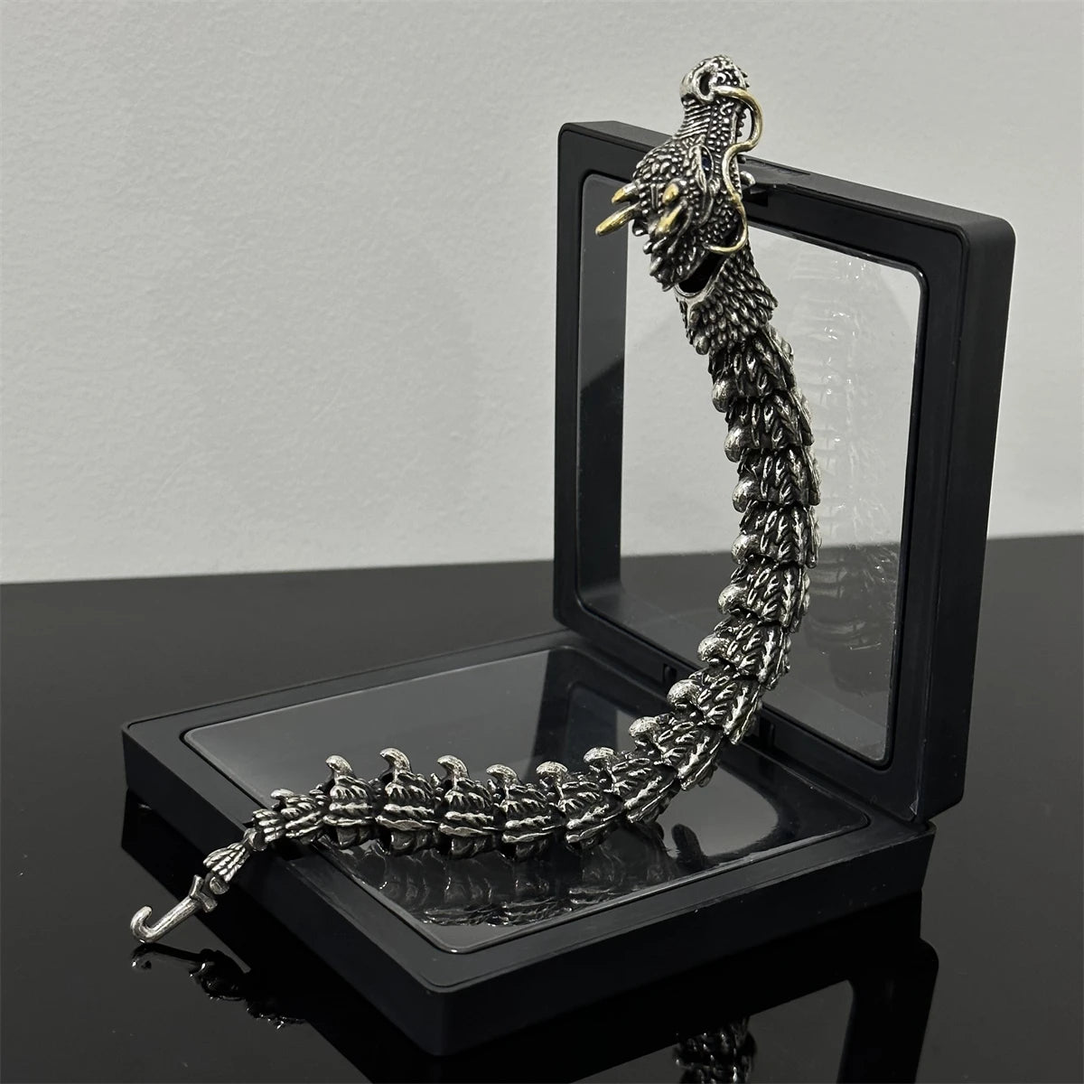 Dragon Bone Bracelet Copper Metal Fashion Accessory