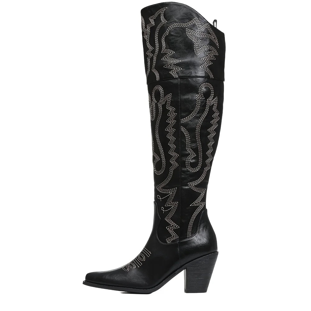Western Boots For Women Embroidered