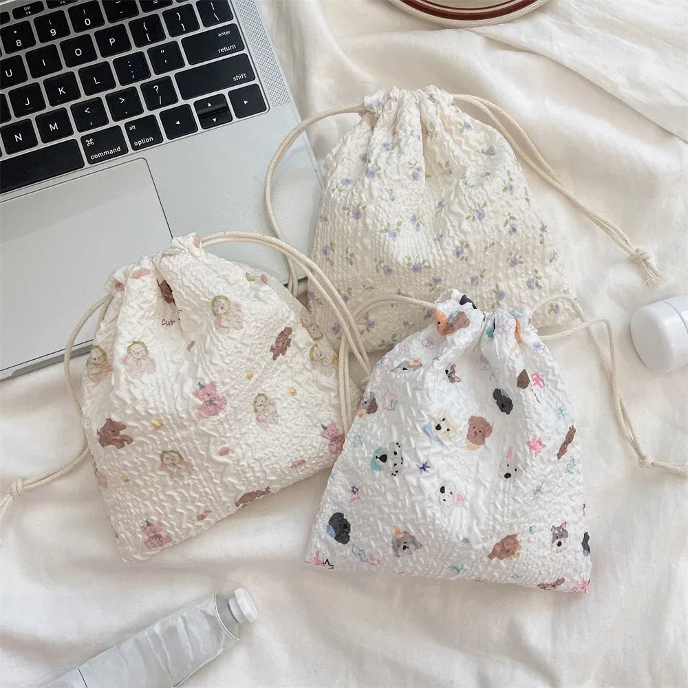 Cosmetic Bag Canvas Coin Purse