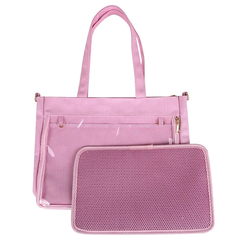 Purse with Transparent Tote