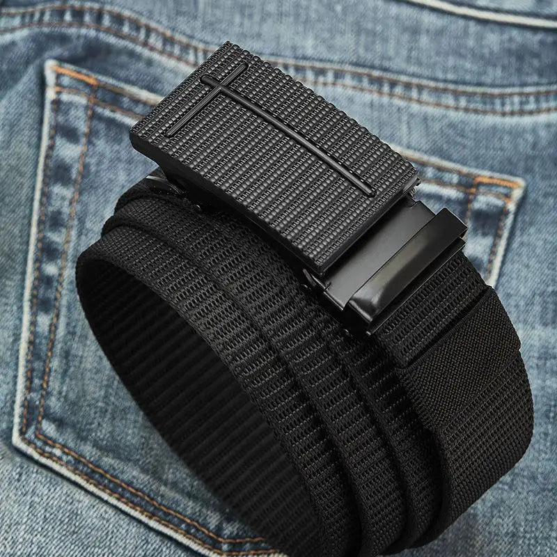 Tactical Belt Nylon Army Style Canvas