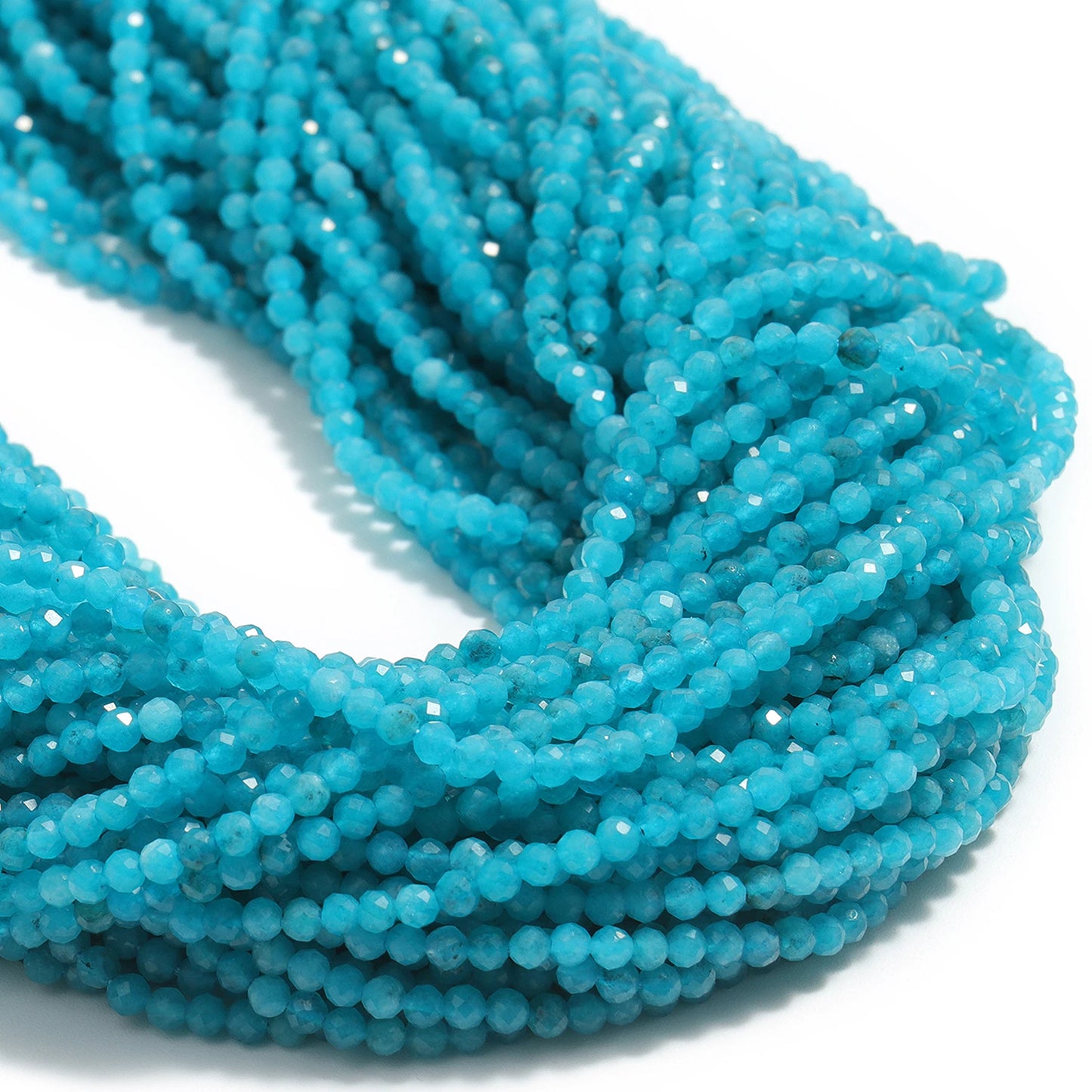 Faceted Tiny Beads Natural Aquamarine Lapis Lazuli Tourmaline Amethyst Beads
