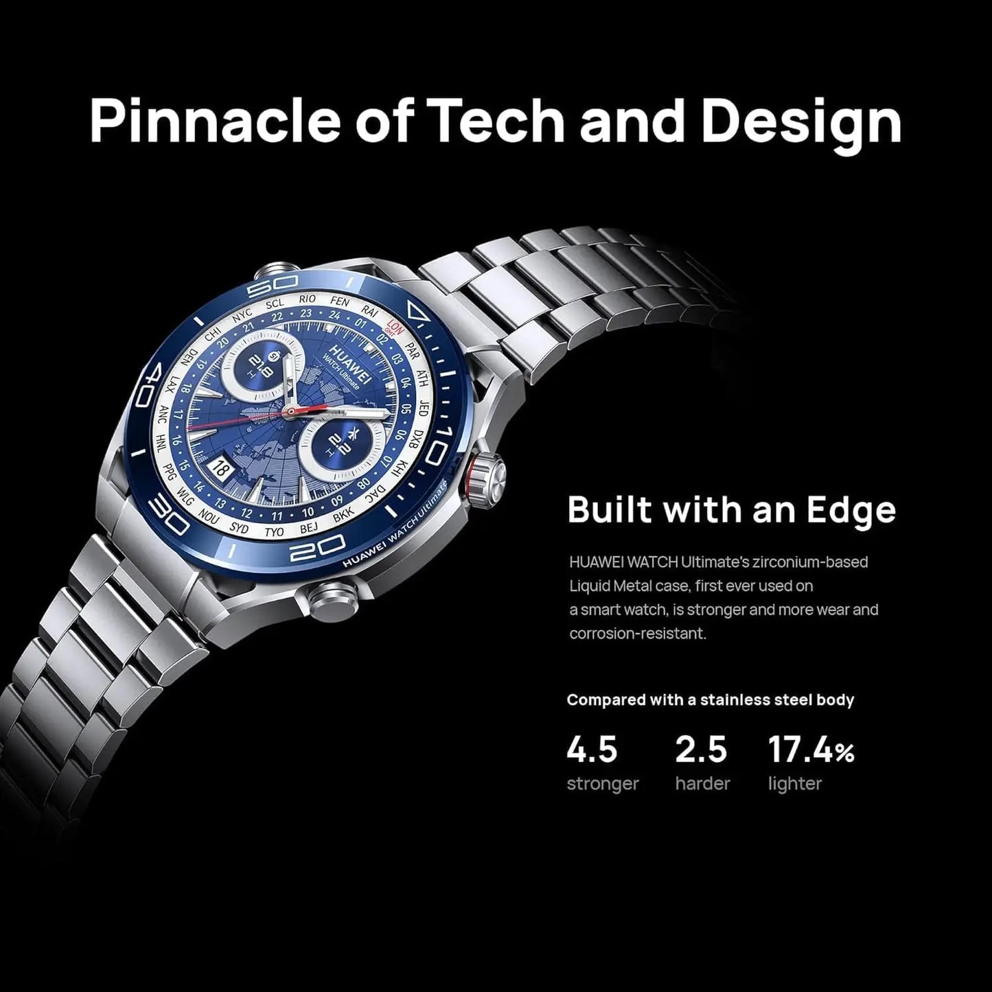 Huawei Watch Ultimate Smartwatch LTPO AMOLED Display Golf Mode