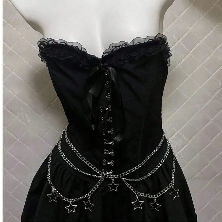 Waist Chain Five Pointed Star Waist Chain JK Accessory
