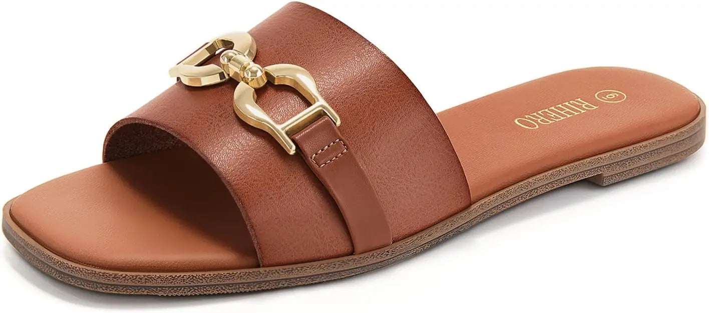 Sandals Leather Open Toe
