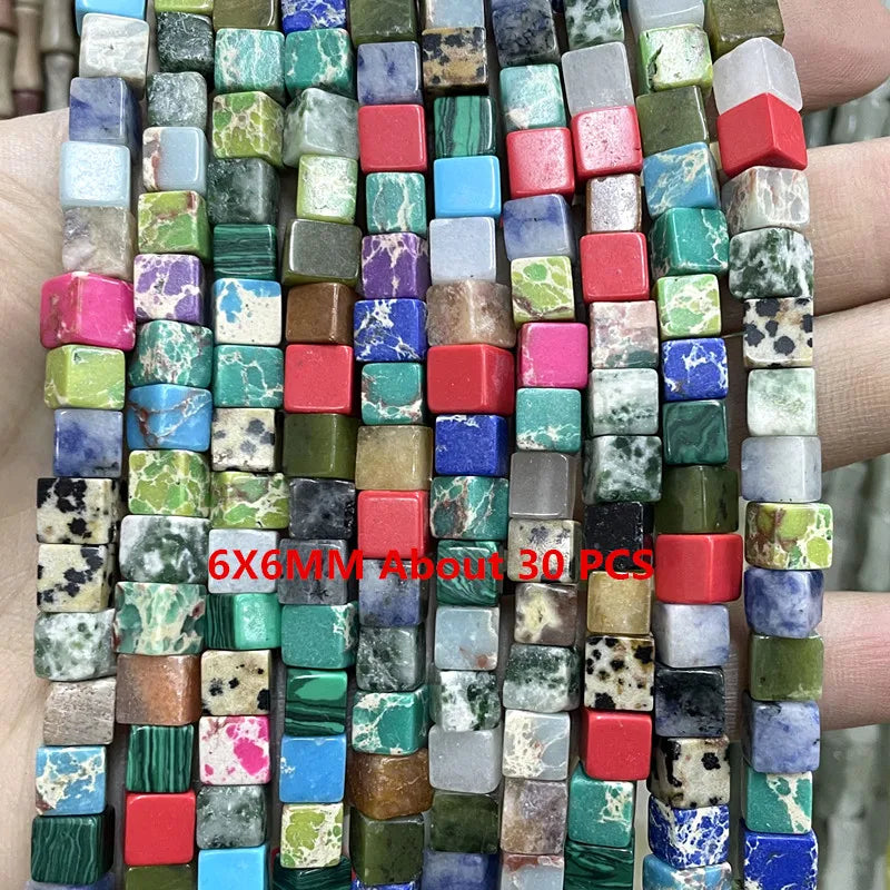 Natural Stone Beads For Jewelry Making Agate Quartz Wheel Beads
