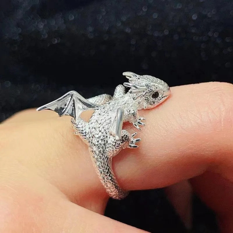 Dragon Wings Adjustable Ring