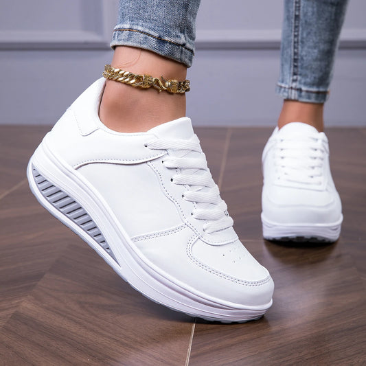 Women Glitter Sneakers Lightweight Casual Walking Tennis Shoes