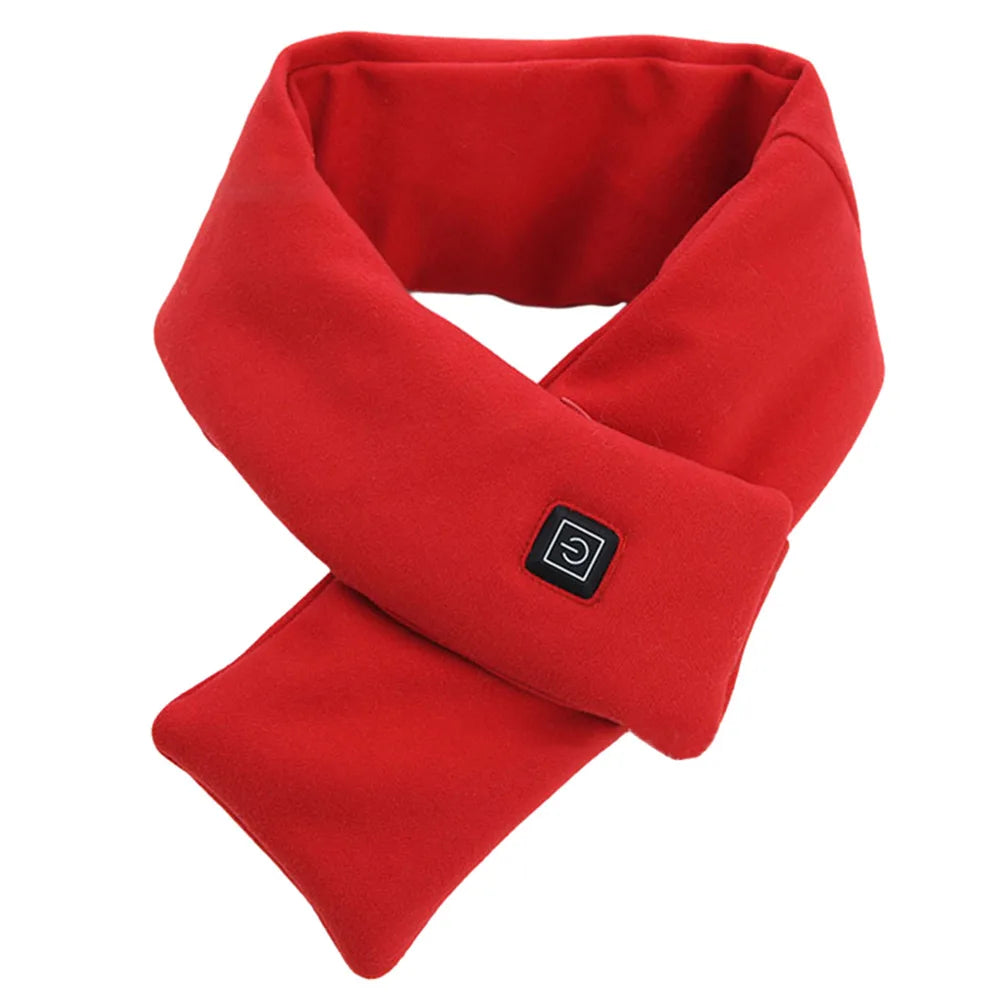 USB Rechargeable Electric Heated Scarf Neck Warmer For Outdoor Winter