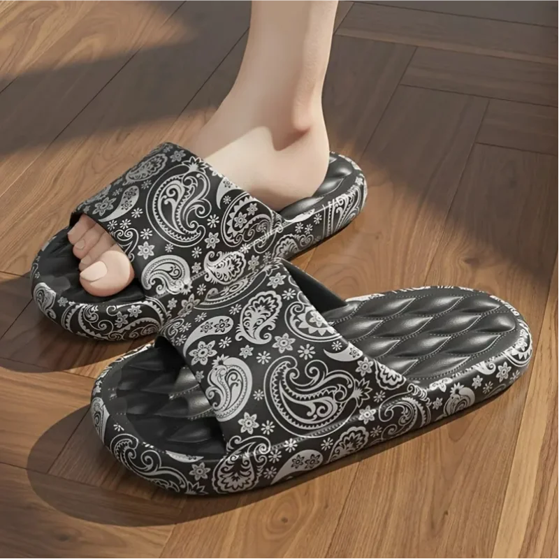 Men's Slippers Cartoon Graffiti