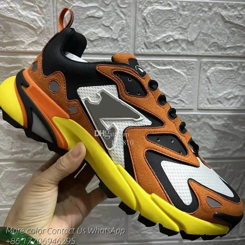 Men's Sneakers Leather Upper