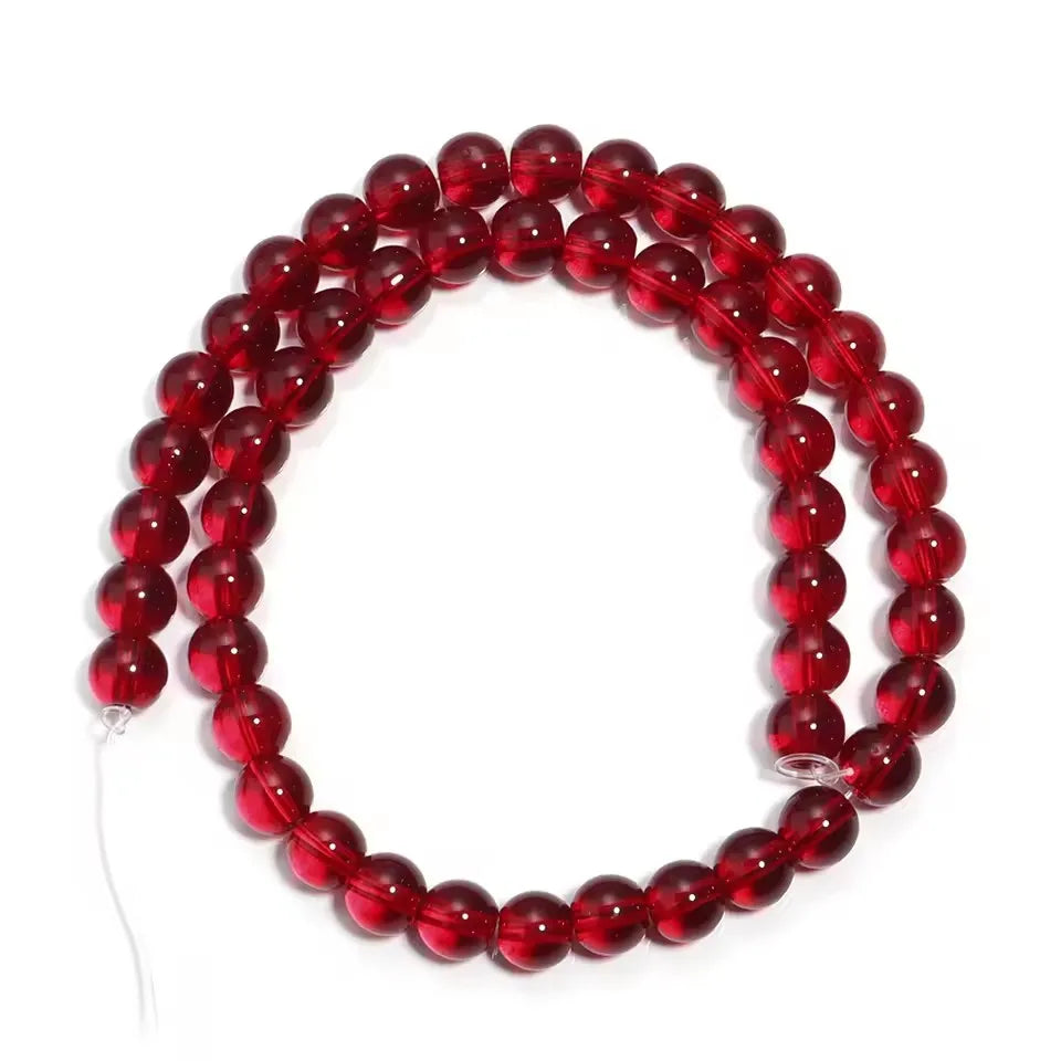 Glass Round Spacer Beads For Jewelry Making Charms And Accessories