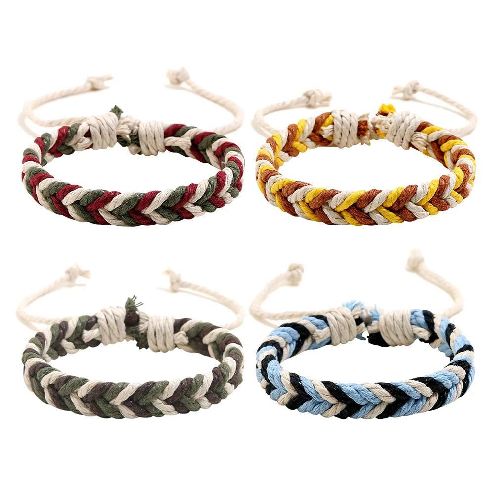 Braided Rope Weave Bangles