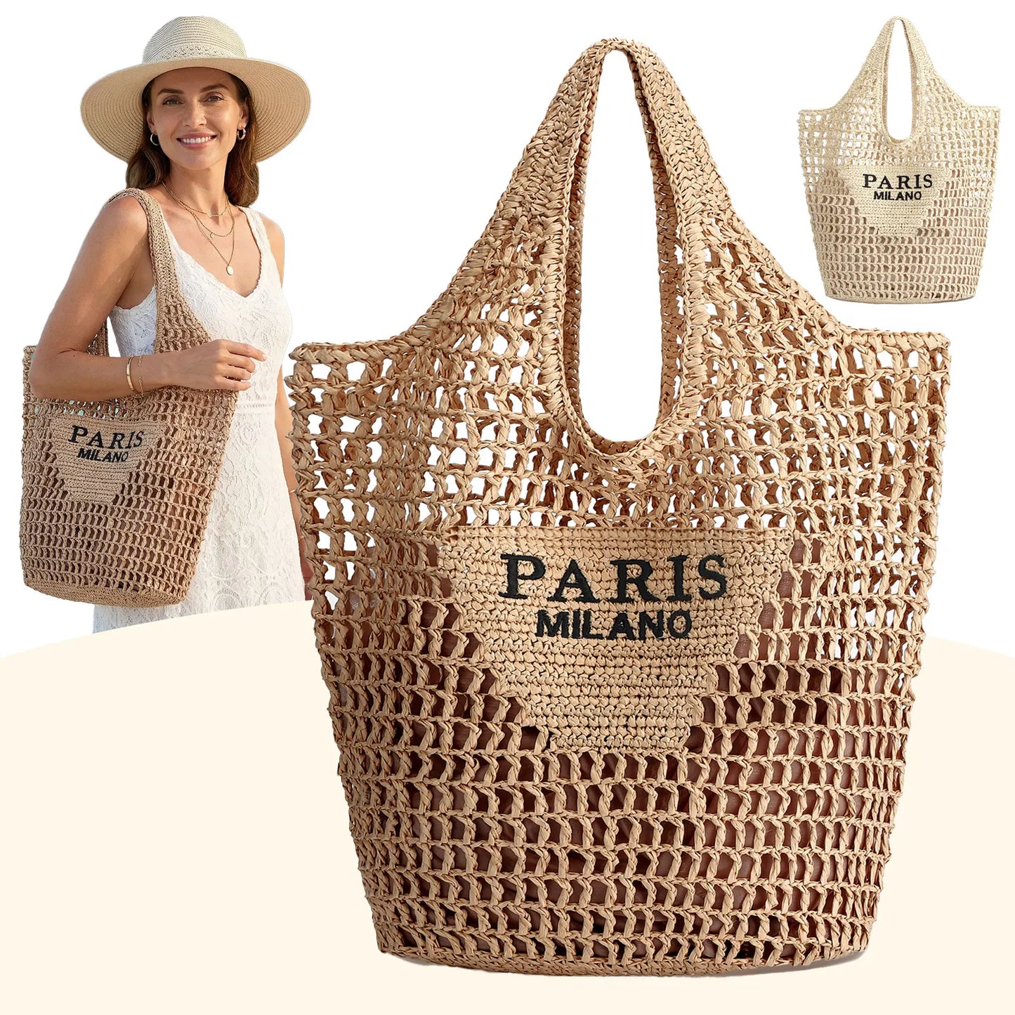 Tote Straw Handmade