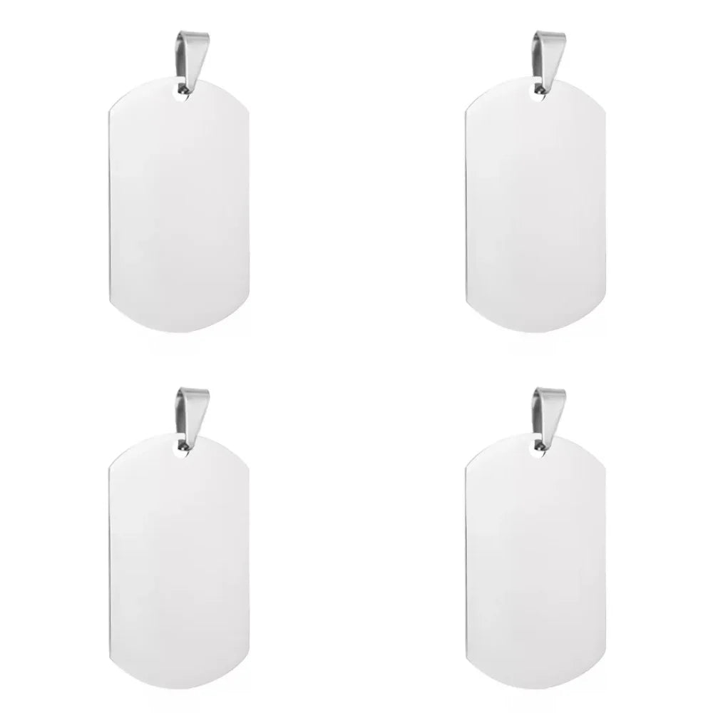 Nonecn Stainless Steel Pet Dog Pendant Minimalist Jewelry