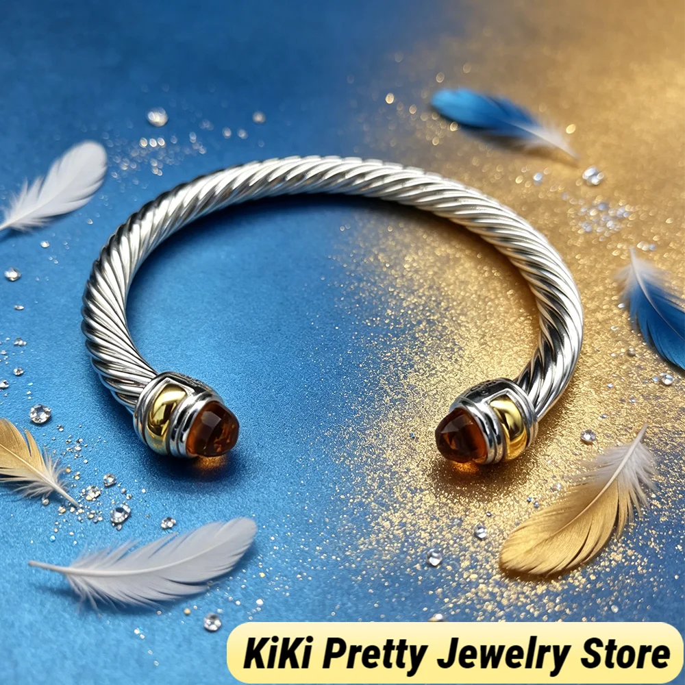 Bracelet Different Colored Zircon Stones